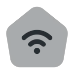 Home Wifi SVG Icon